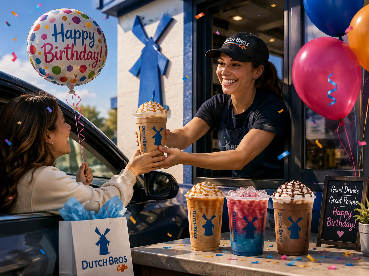 Dutch Bros Birthday Drink