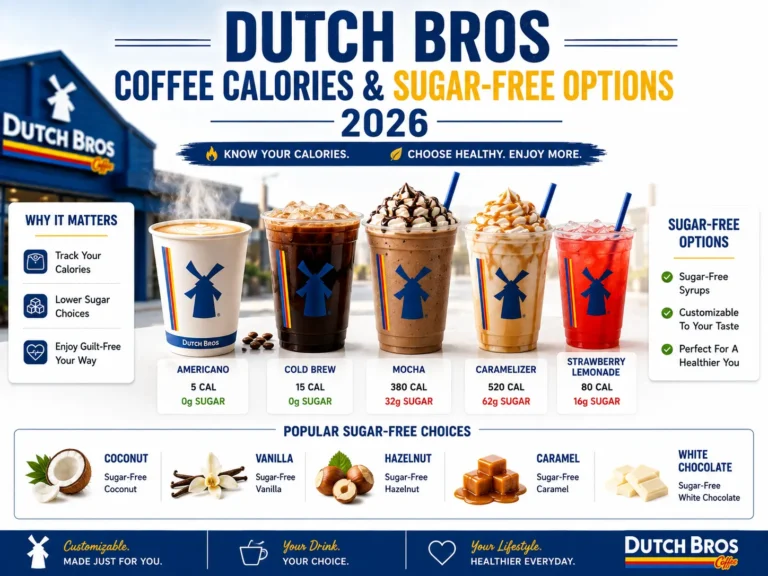Dutch Bros Sugar-Free Menu
