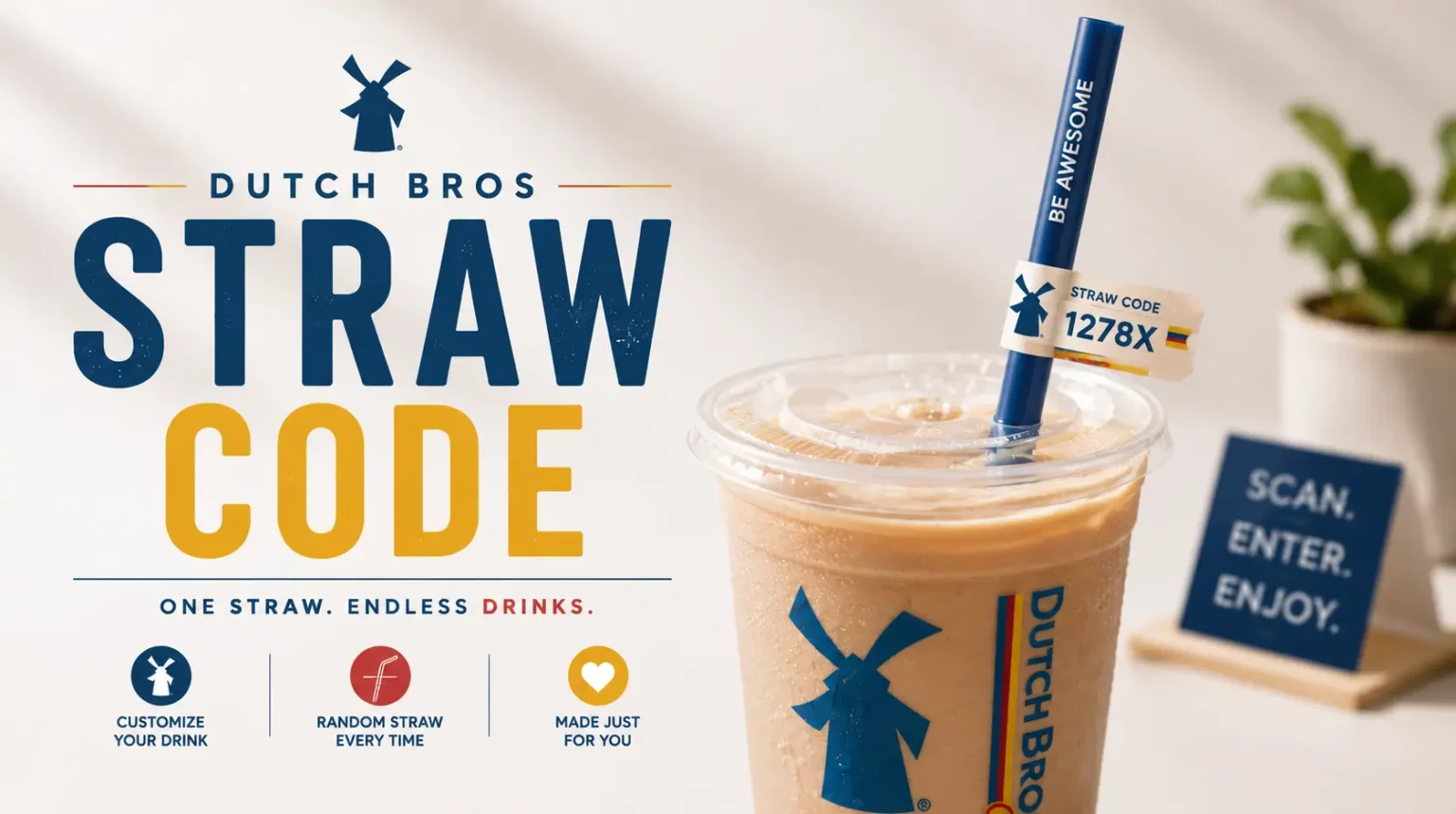Dutch Bros Straw Code
