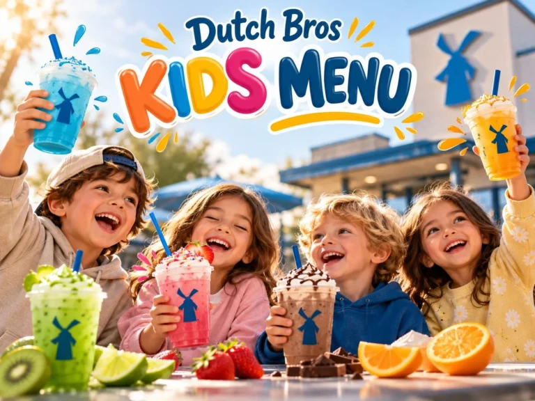 Dutch Bros Kids Menu