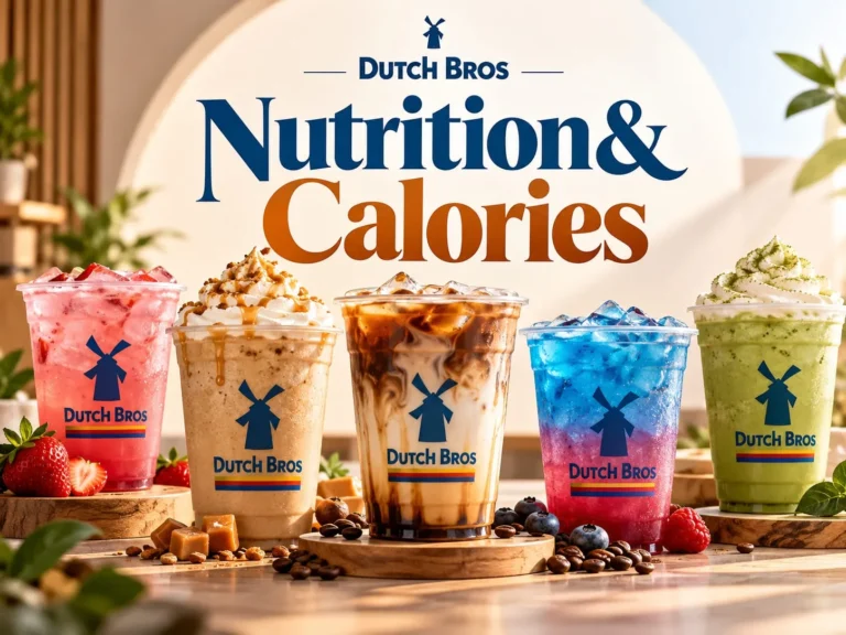 Dutch Bros Nutrition & Calories