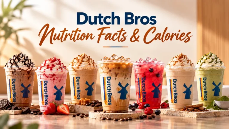 Dutch Bros Nutrition Facts & Calories